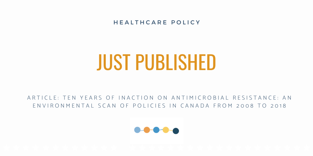 Title card of Healthcare Policy journal article